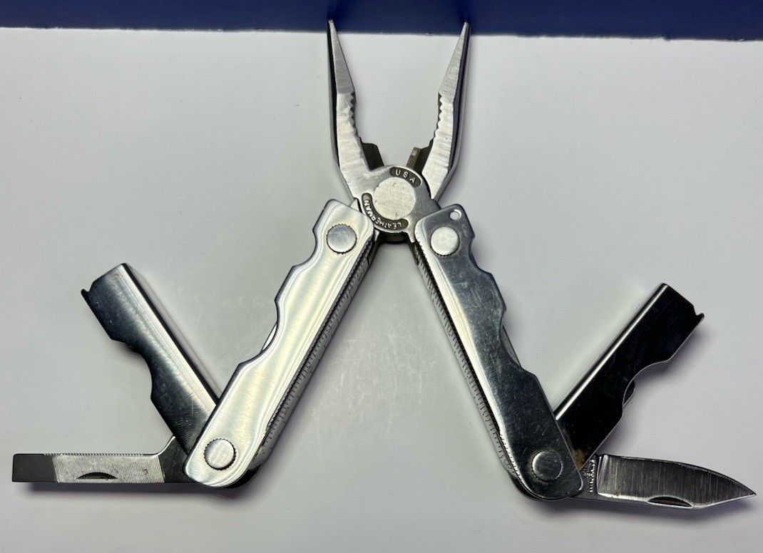 Leatherman Mini Tool Early Production Run Blank Unmarked Handles Very Rare USA