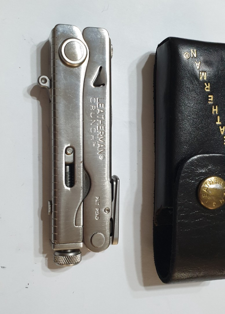 🔥 Leatherman Squirt PS4 Black Rare Used Multi Tool Keychain Collectable Retired