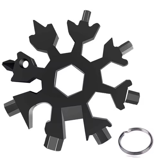 18-in-1 Snowflake Multi Tool Outdoor Camping Travel Camping Adventure Daily