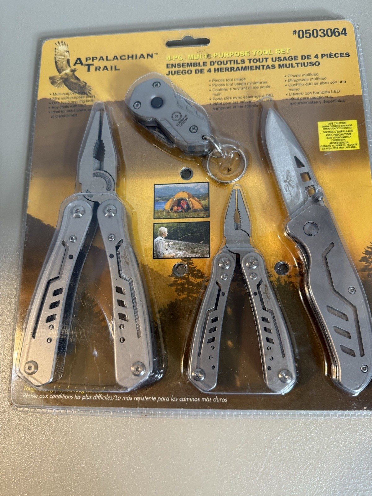 Appalachian Trail 4-pc Multi Purpose Tool Set – Sealed