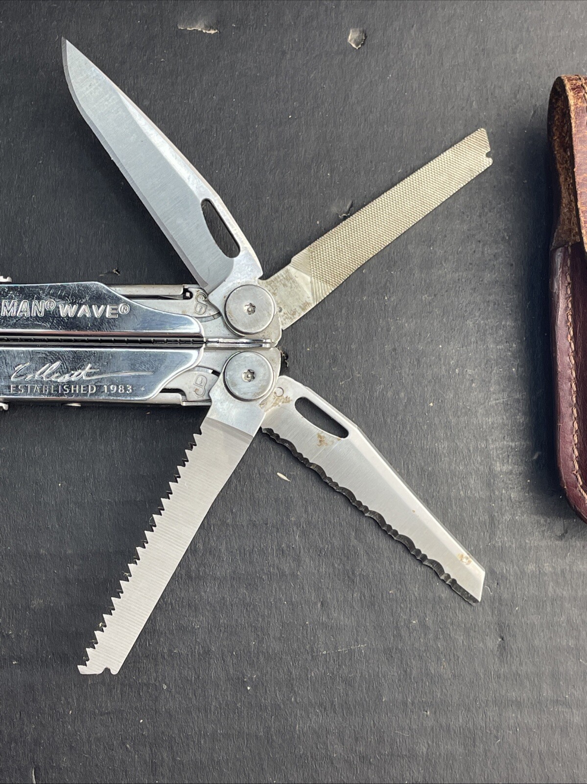 25th Anniversary Leatherman Wave 2008 Limited Edition multitool w/Heritage sheat