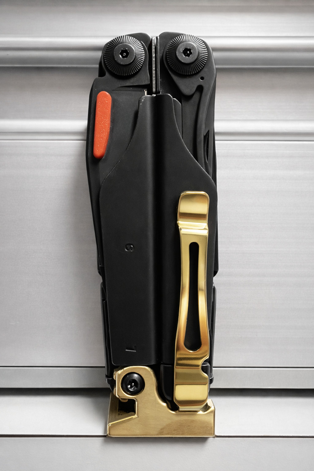 For Leatherman Wave +, BRASS Hammer Head Mod, Modification, CNC Made,Locking,CAD