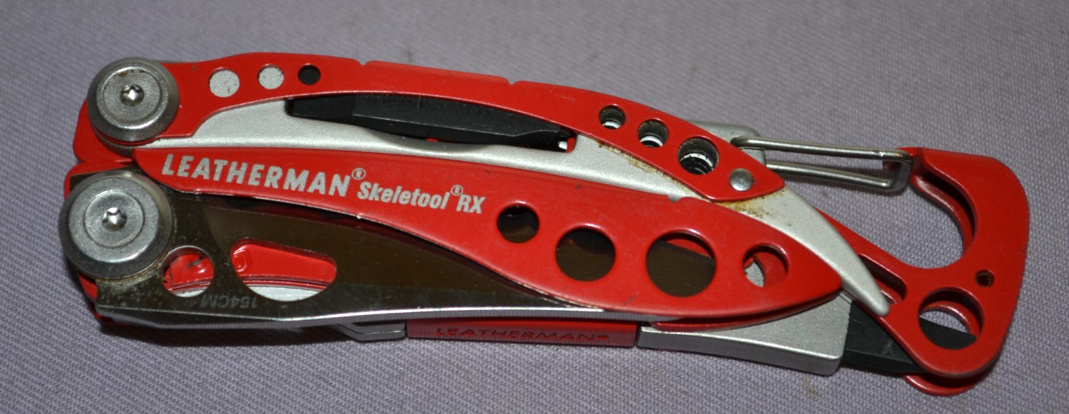OEM Leatherman Skeletool RX Red Multi-Tool Knife, Pliers & Other Tools — Great