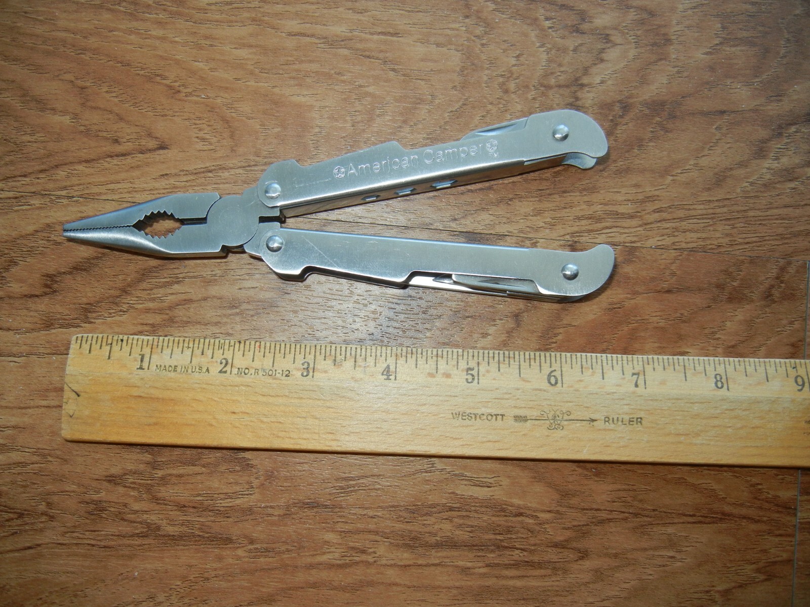 American Camper Stainless Steel Multi Tool, Excellent Condition