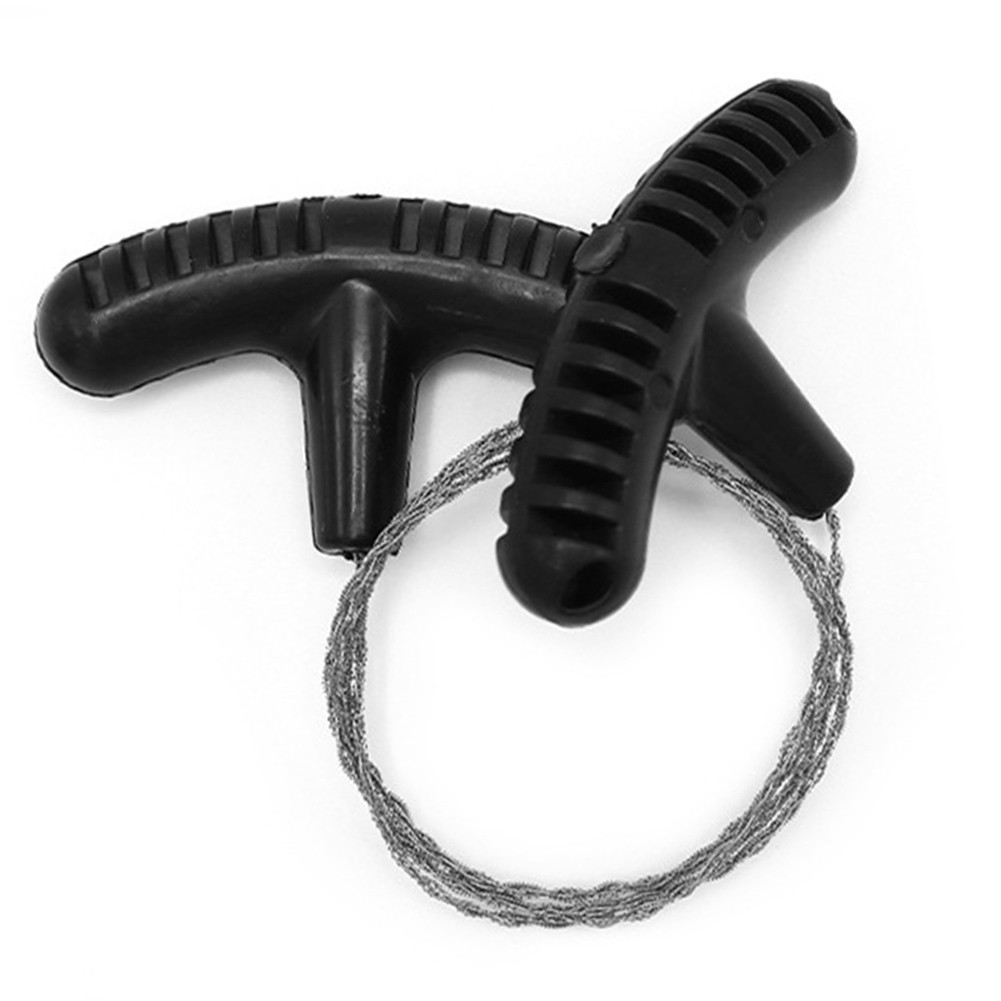 Mini Survival Wire Saw with Comfortable Grip Perfect for Outdoor Enthusiasts