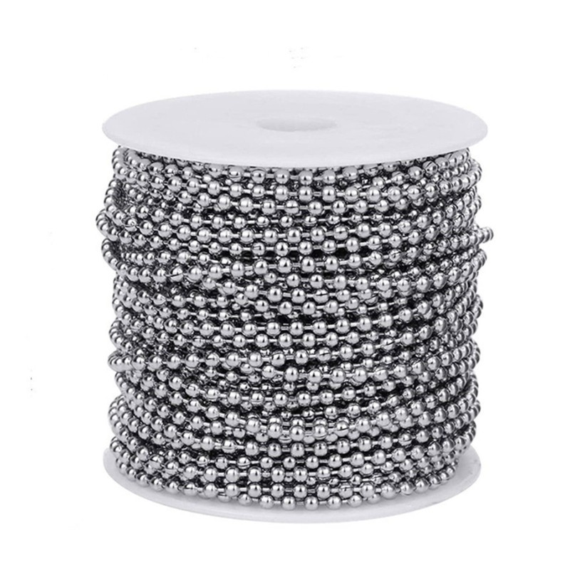 Sturdy Stainless Steel Beaded Waist Chain for Men and Women 50 Pcs Clasps