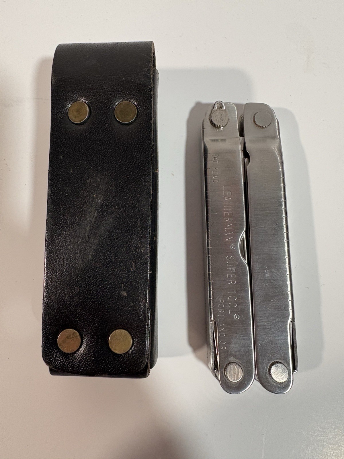 Vintage 1997 Leatherman Super Tool With Original Leather Sheath MADE IN USA