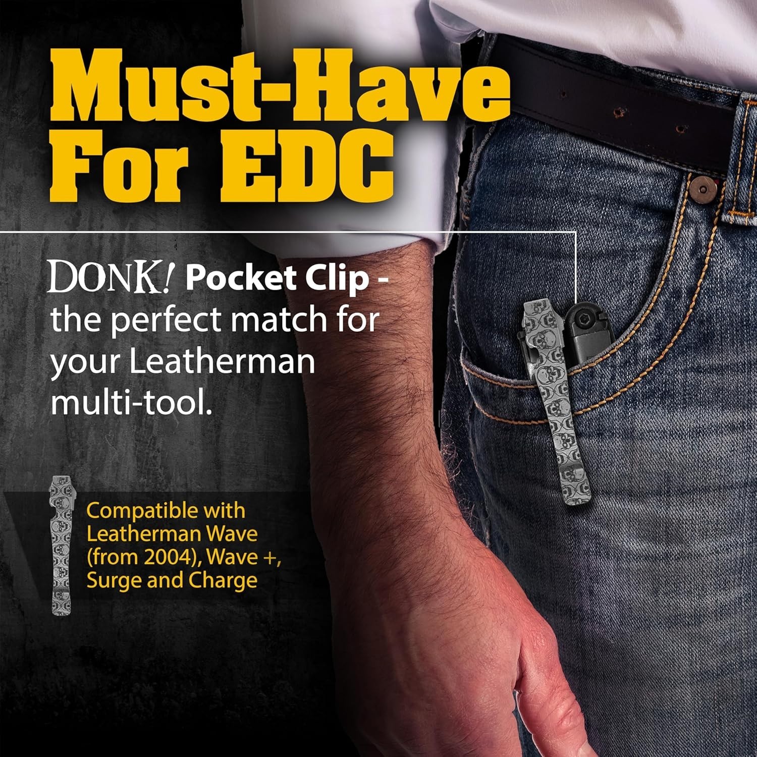 Pocket Clip for Wave, Wave Plus+, Alpha, Surge & Charge AL, ALX, Ti, XTi – Ti…