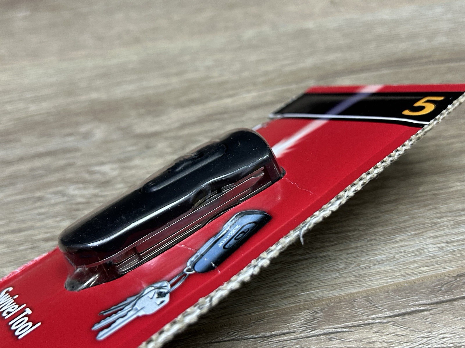 Swiss+Tech 8 in 1 Swivel Tool, Mini Folding, Knife, Screwdrivers, Bottle Opener