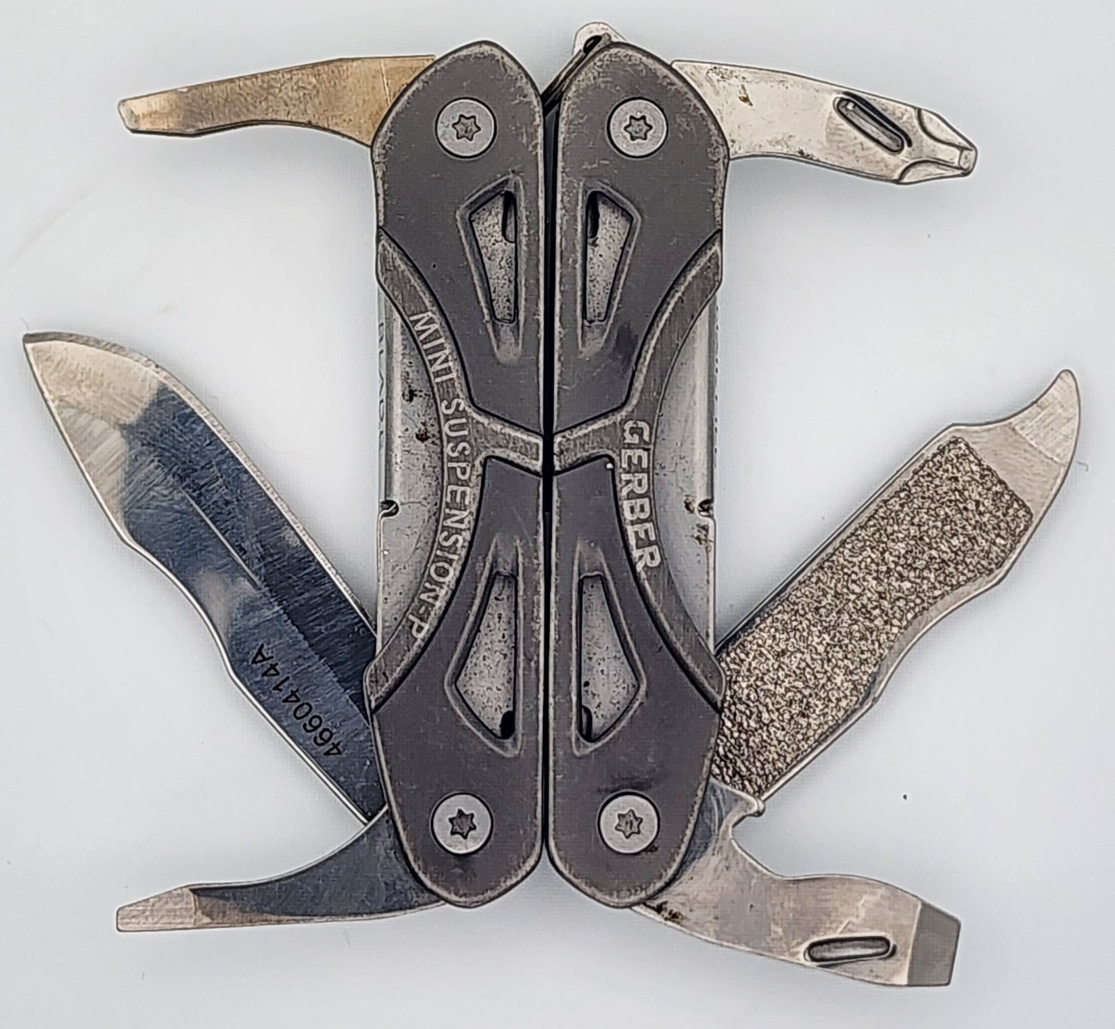 Gerber Mini Suspension Compact Multitool Folding Tool – Pliers Knife Screwdriver