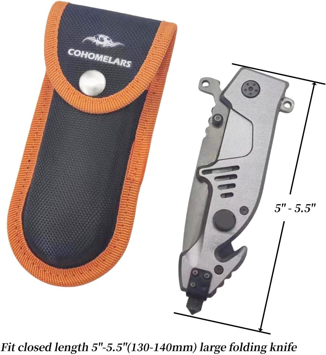 Nylon Sheath for Gerber MP600 5” Multitool, Horizontally Carry Knife Case Fits