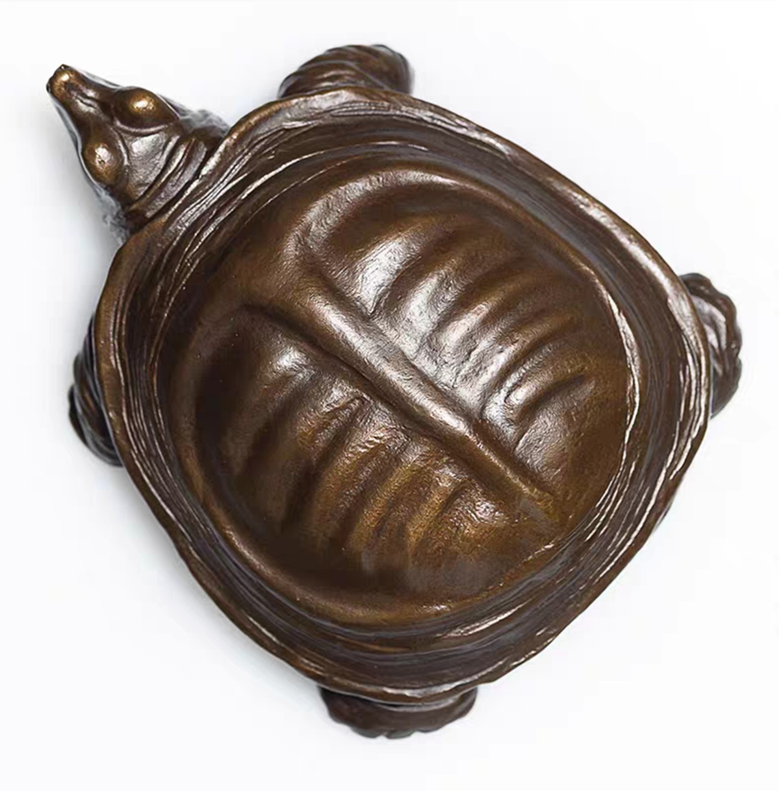 Brass copper Soft-shelled turtle ornament Solid Artistic handcraft