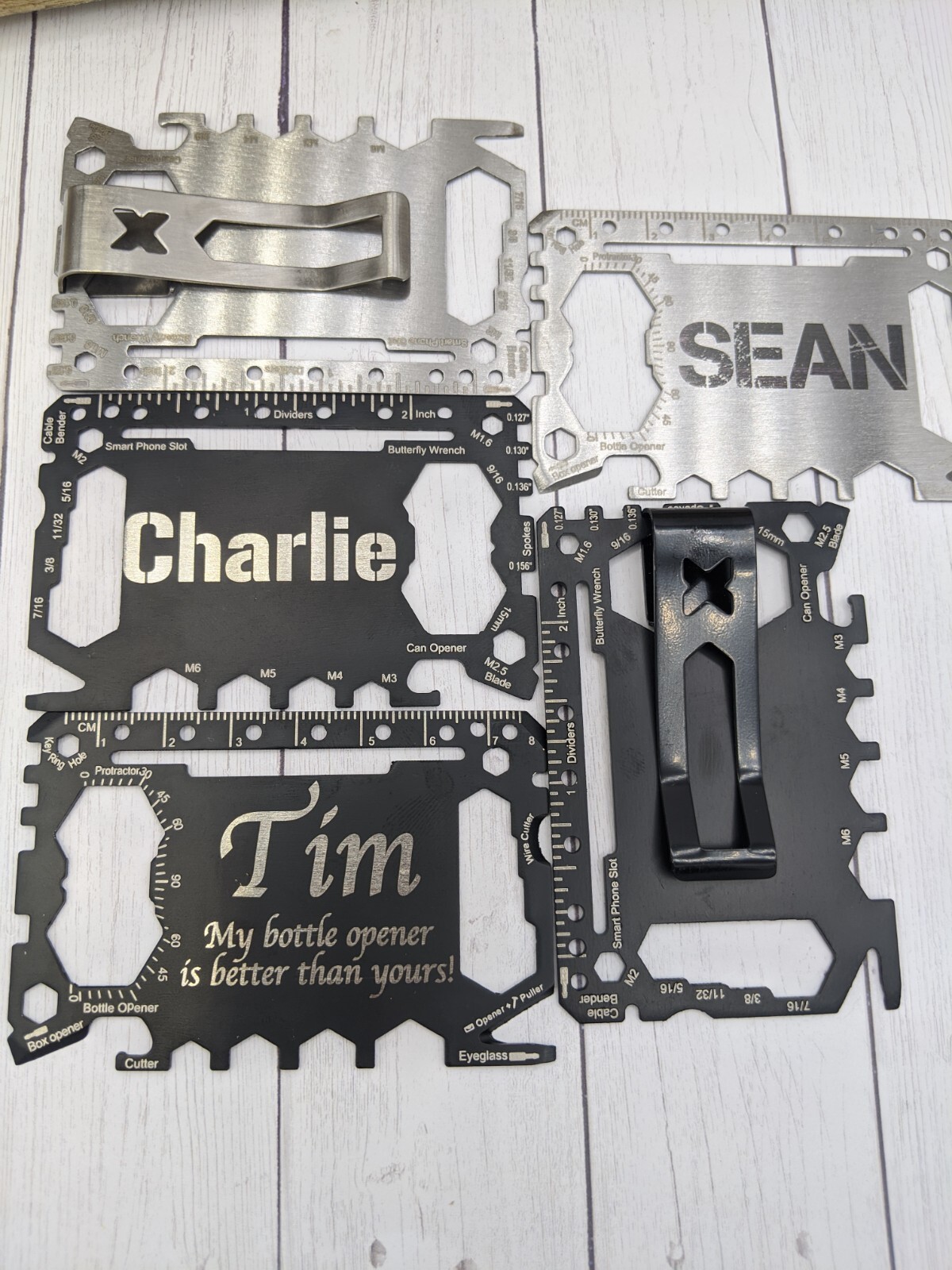 46 in 1 Credit Card Multi Tool – Personalized – Laser Engraved Multi Tool!