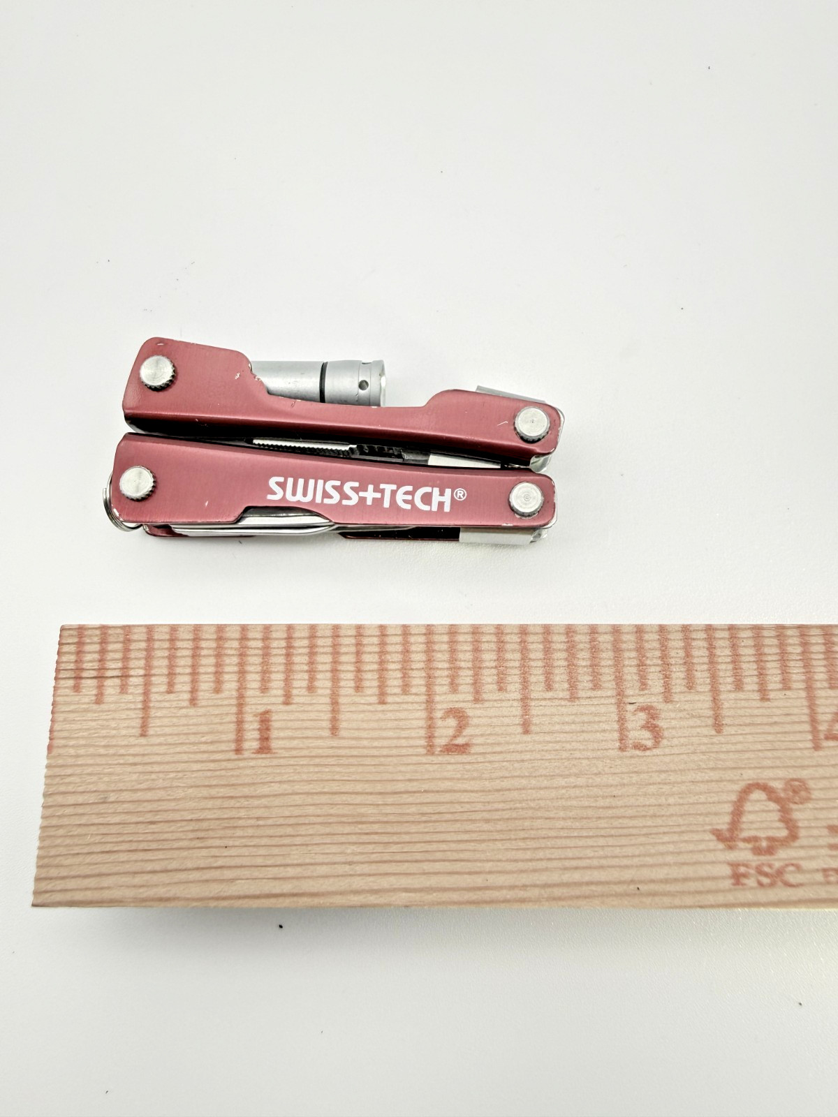 Swiss+Tech Multi Tool Pliers Knife Saw Screwdrivers LED Light EDC
