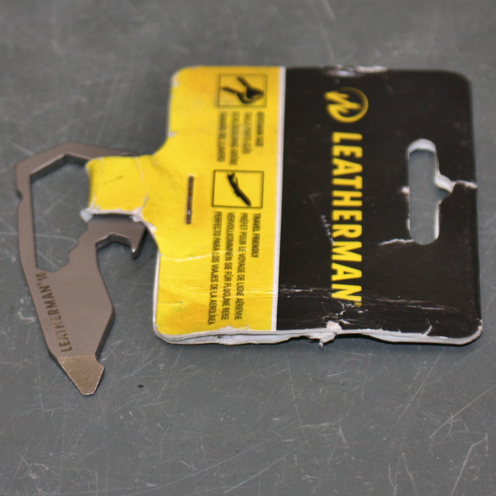DAMAGED – Leatherman Keychain Multi-Tool 832125, By The Numbers #10, Metric