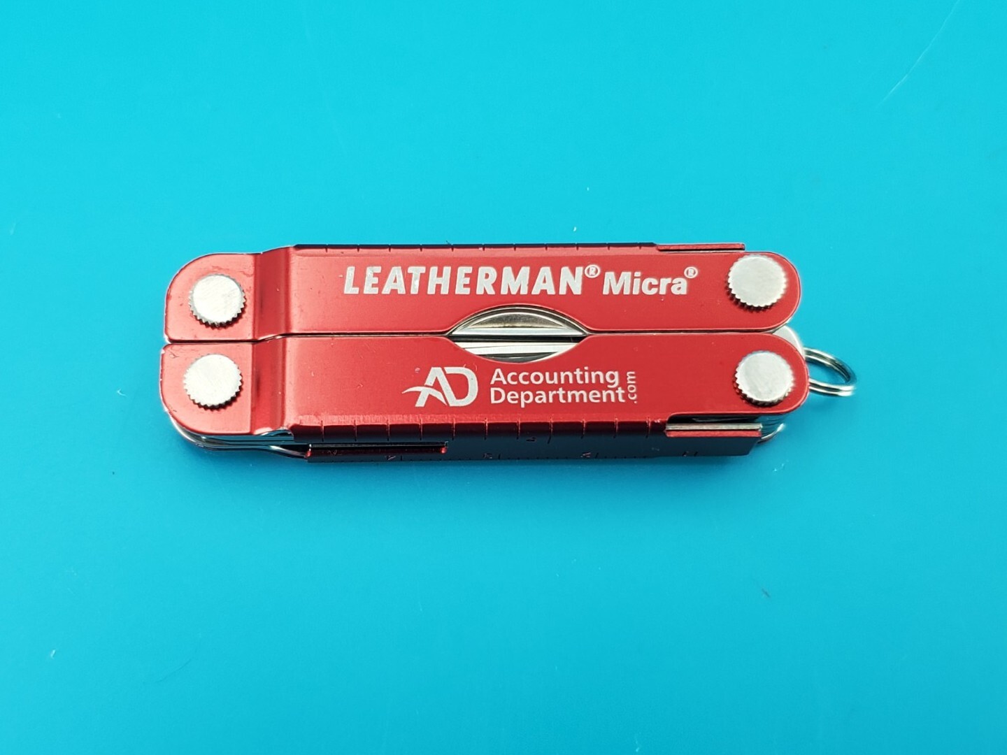 Leatherman Micra Multi-Tool, Knife, Scissors, Key Ring, Red! *ACCOUNTING DEPT*