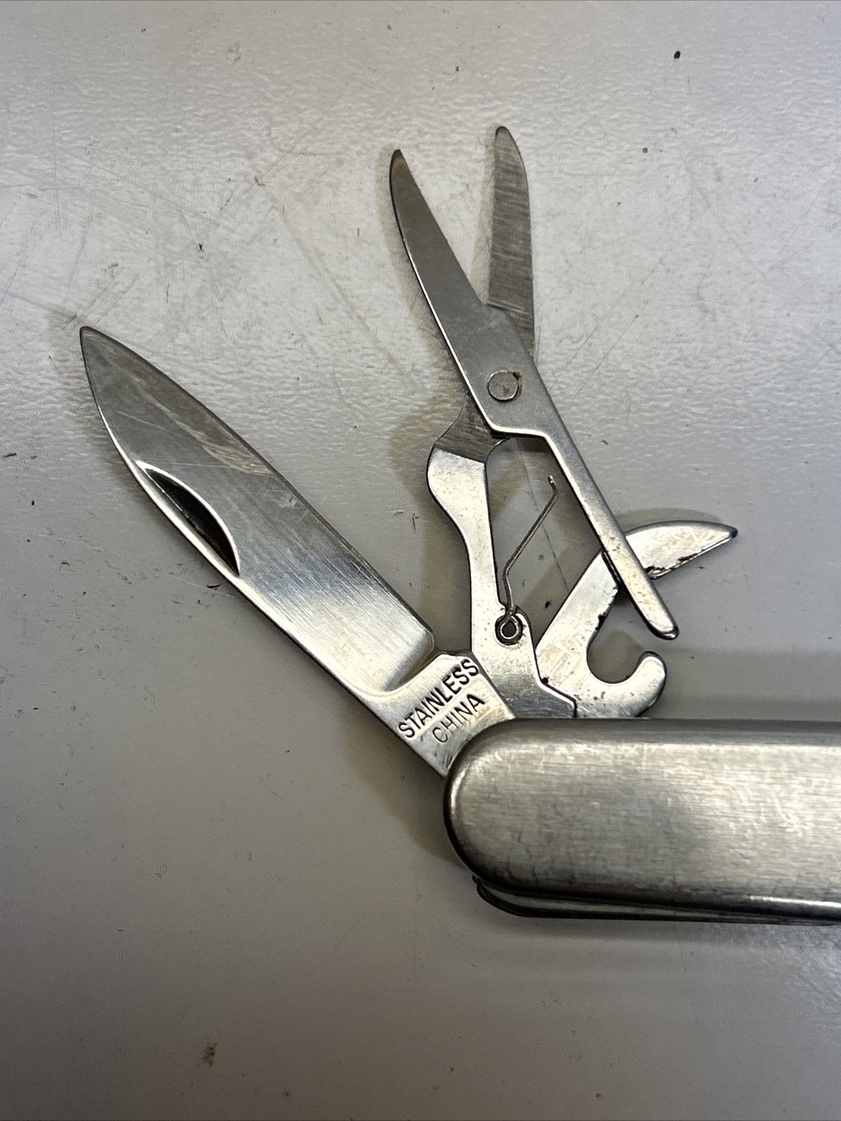 Multi Tool Pocket Knife Bastian Co Geneva NY Advertising X