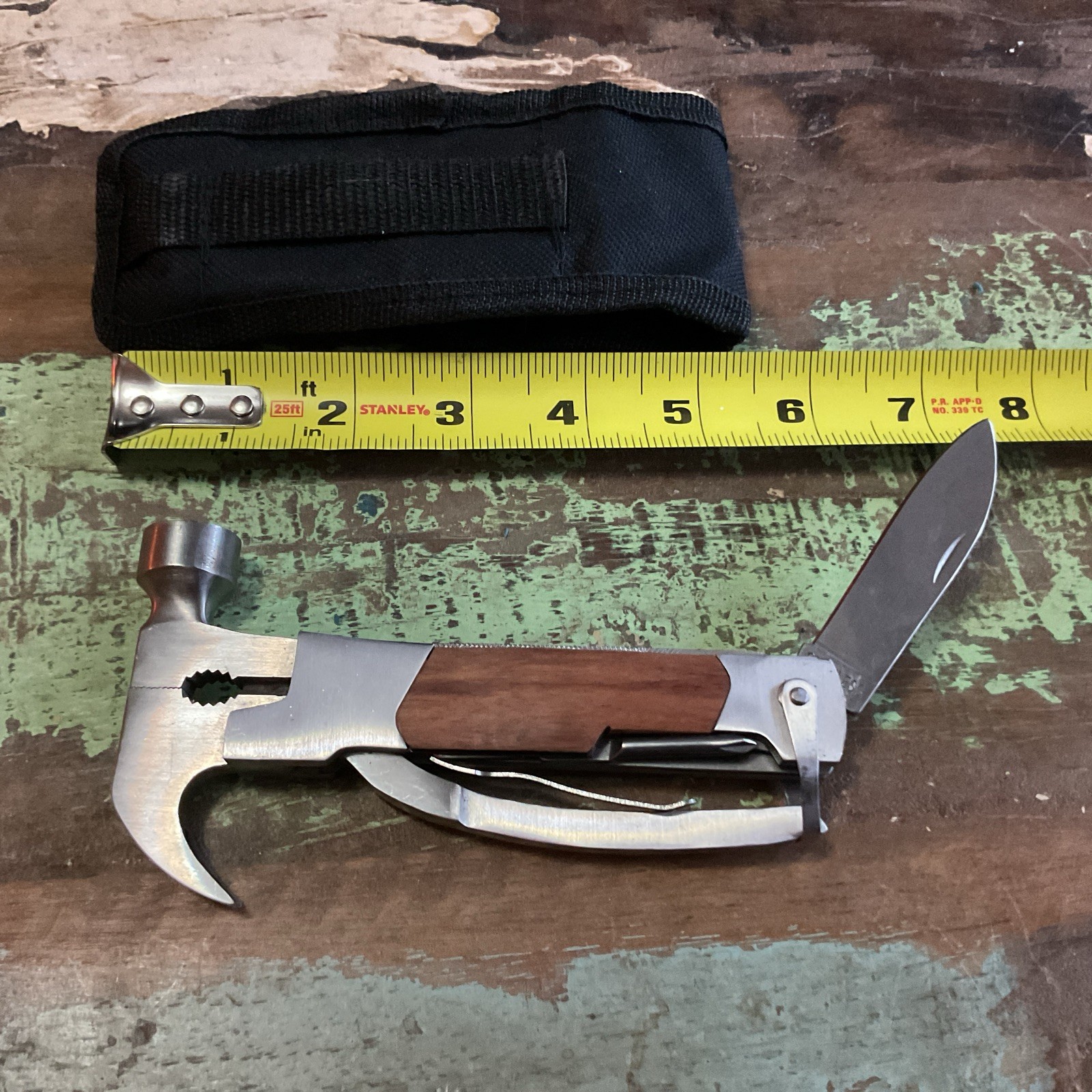 Sheffield 9 in 1 Multi Tool Pliers Knife Screwdriver and Utility Knife With Case
