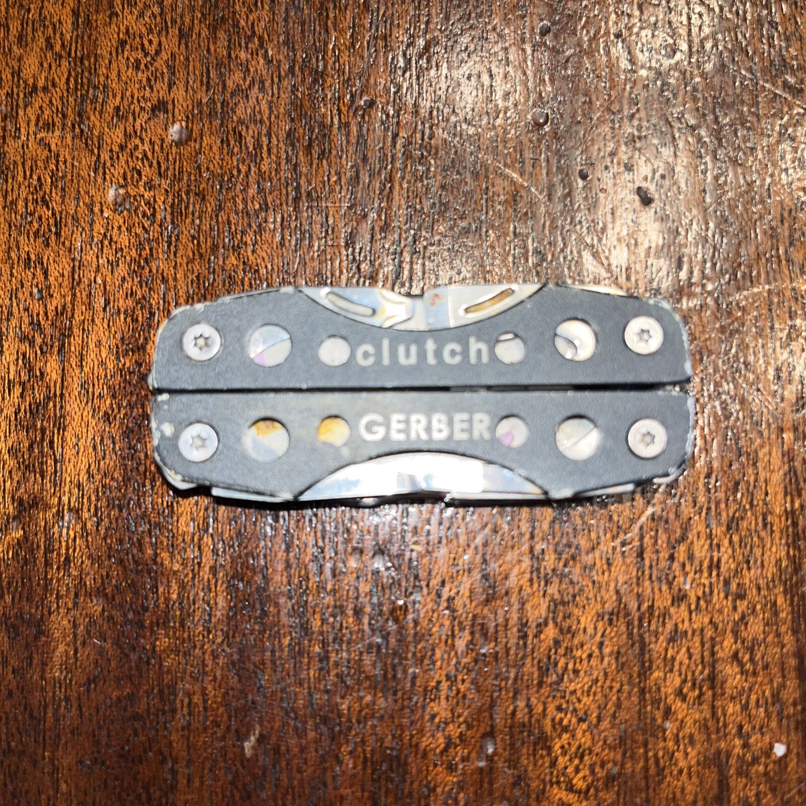 Gerber Clutch Mini Folding Camping Multi Tool Key Ring 9 function Black