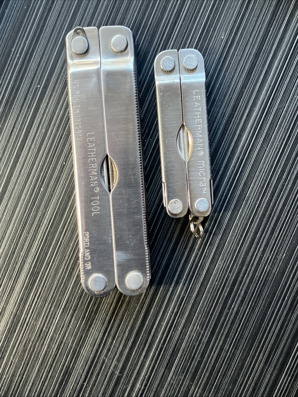2 Original Vintage Leatherman Tool Multi-Tool – AMERICAN MADE& Micra Leather man