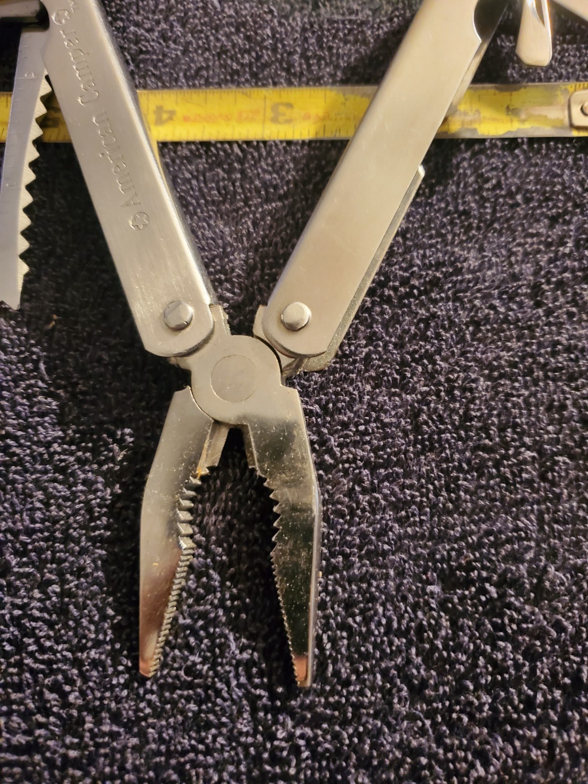 American Camper 9 Tool Multi-Tool Complete Used Free Shipping