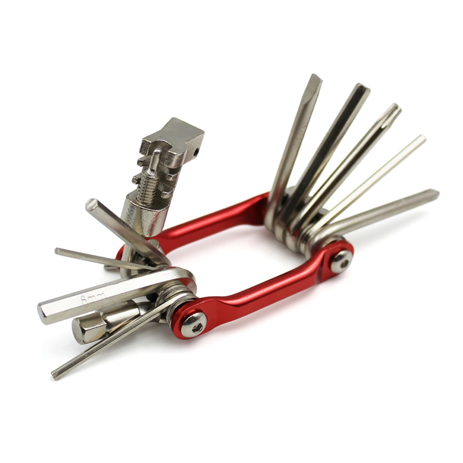 10-in-1 Bike Multi Tool – Compact Bicycle Repair Kit w/Chain Breaker, Allen W…