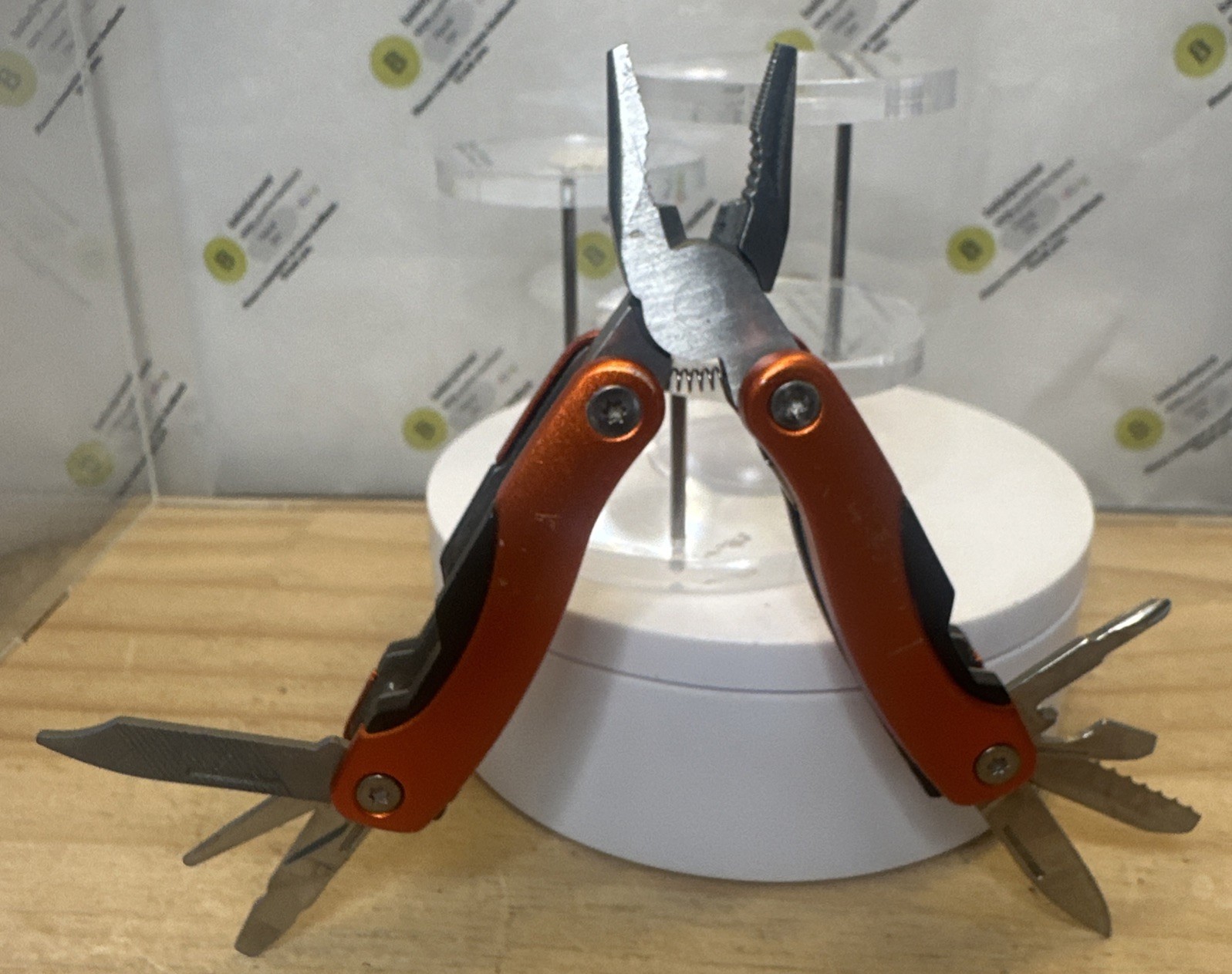 portable pocket multi-tool featuring spring-action pliers 2.75” Closed