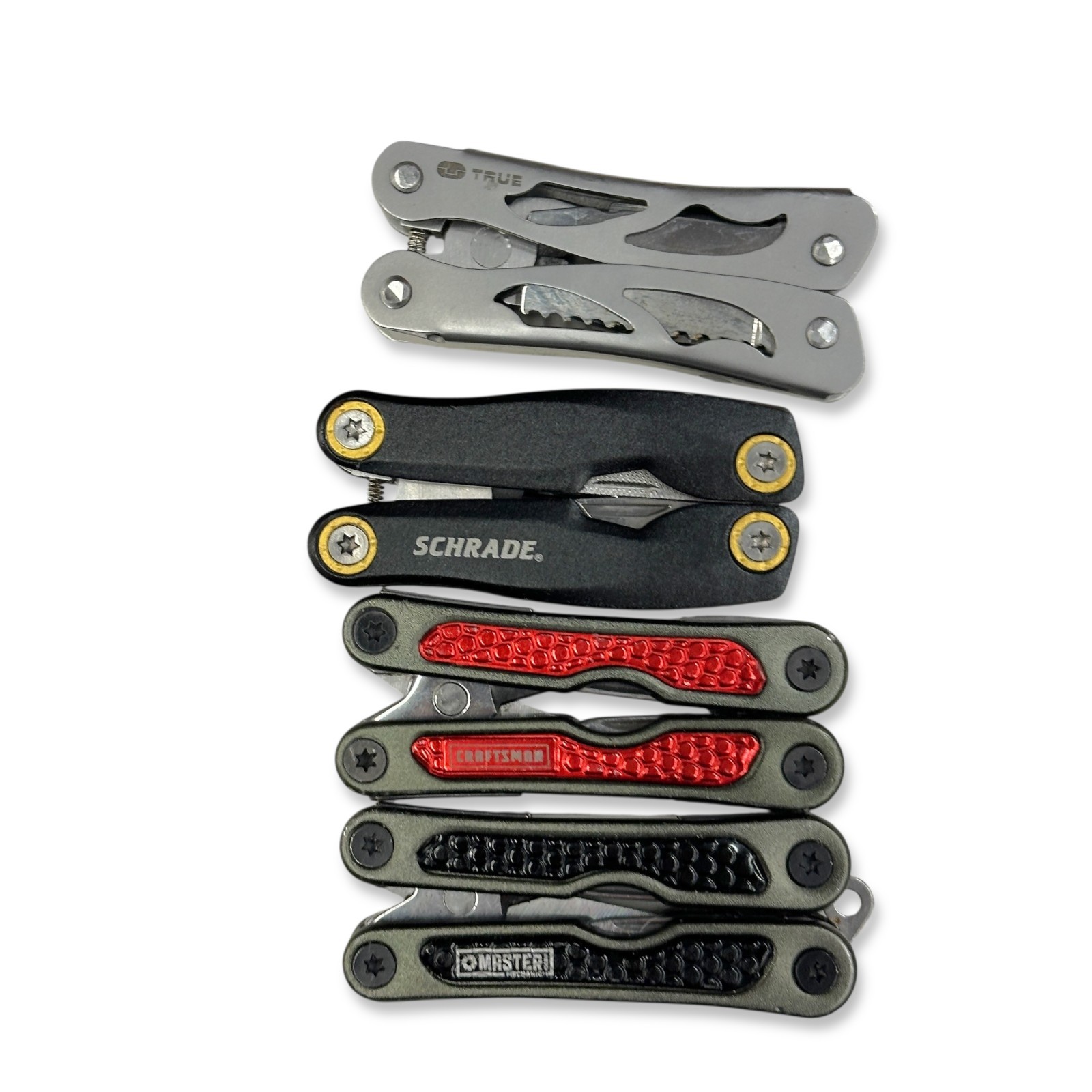 Craftsman, Schrade, Master, True Folding Pliers Multi Tool Set, 4 Pieces