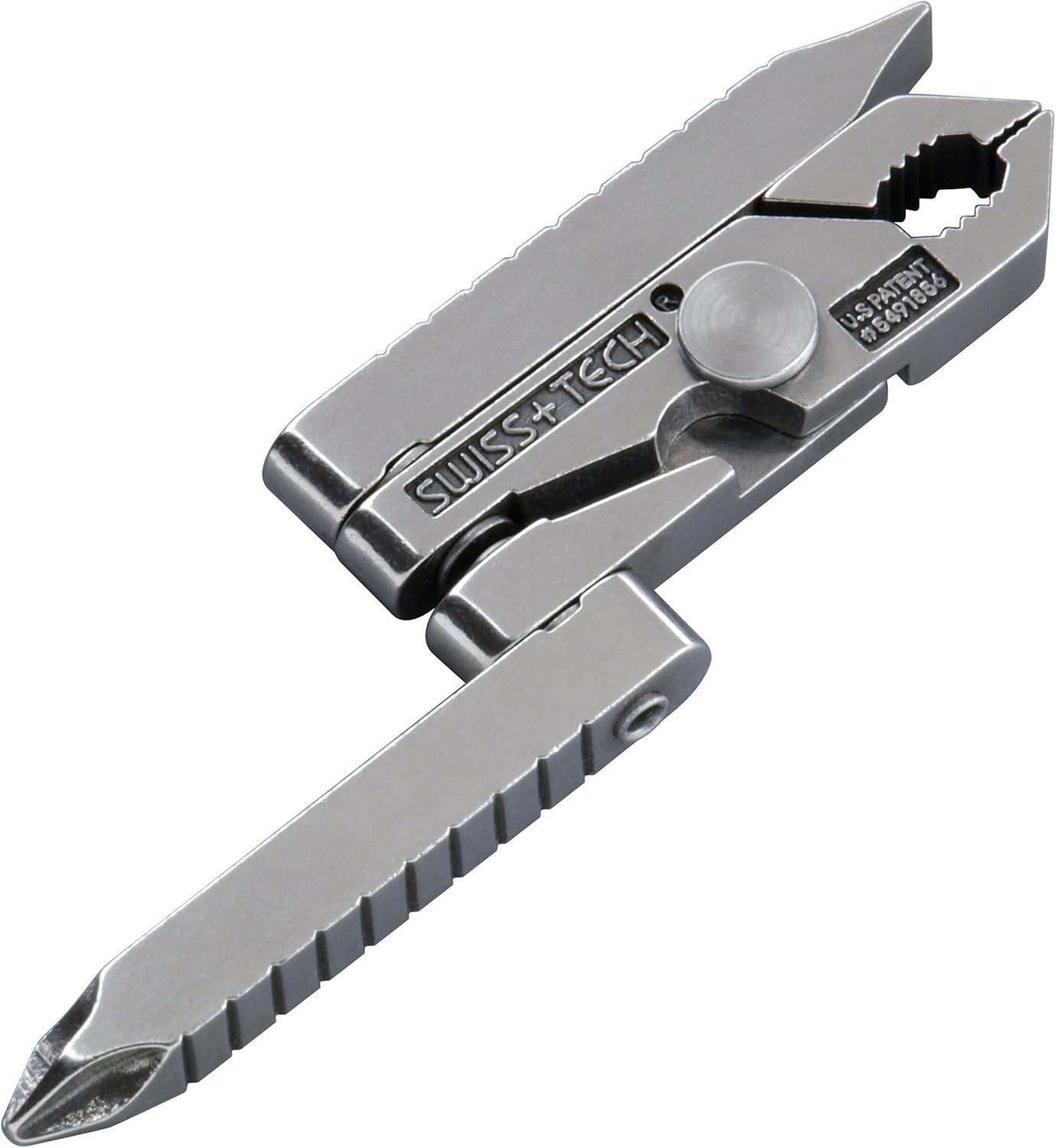 St50022 Stainless Steel 6in1 Key Chain Multi Tool Polished Finish single Pack