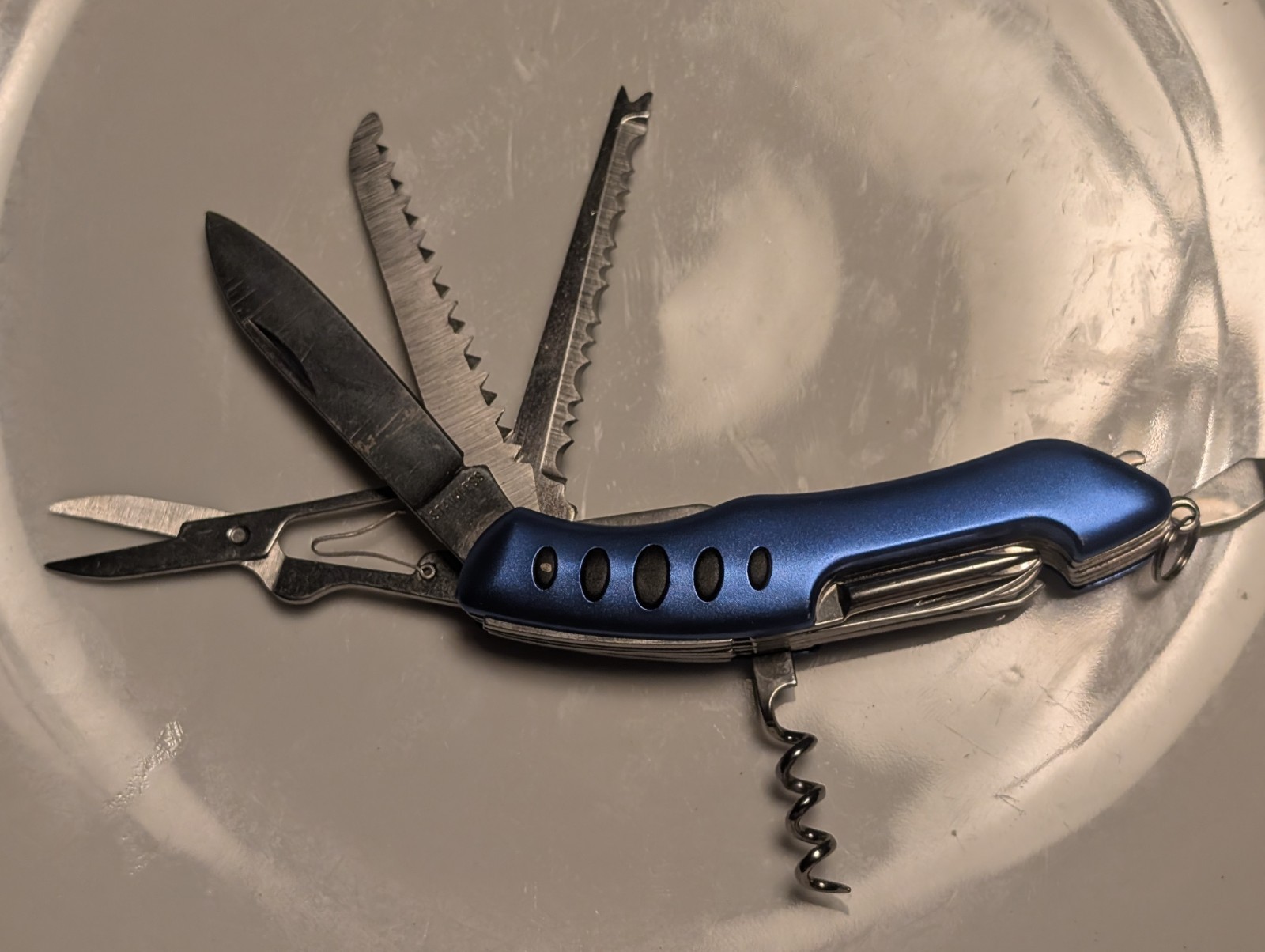 Sharper Image 11-in-1 Multi-Tool Pocket Knife Kit Set Used