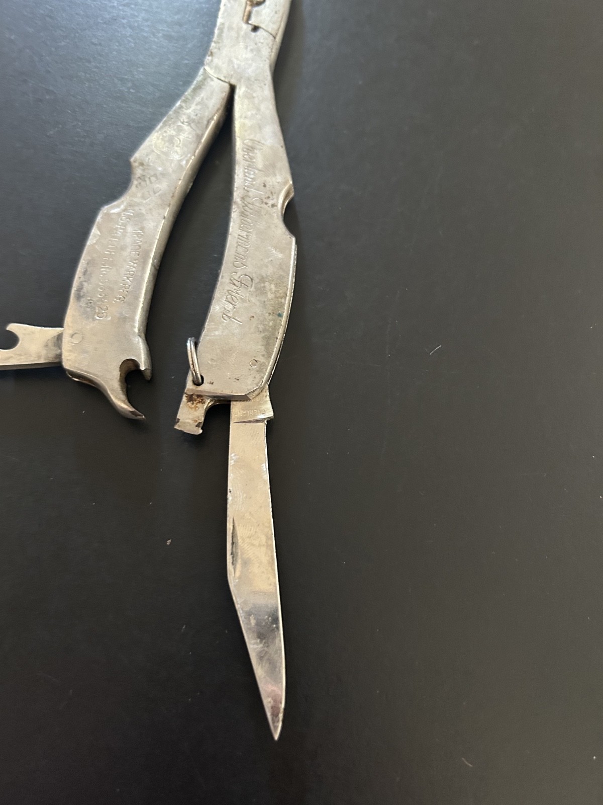Overland Fisherman’s Friend Pliers Multitool w/ Leather Sheath No. 583425