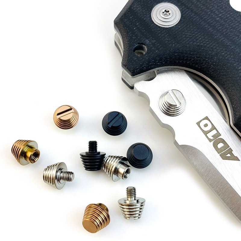 Titanium Thumb Disk Stud CNC Knife Opening Screw Folding Knife DIY Part