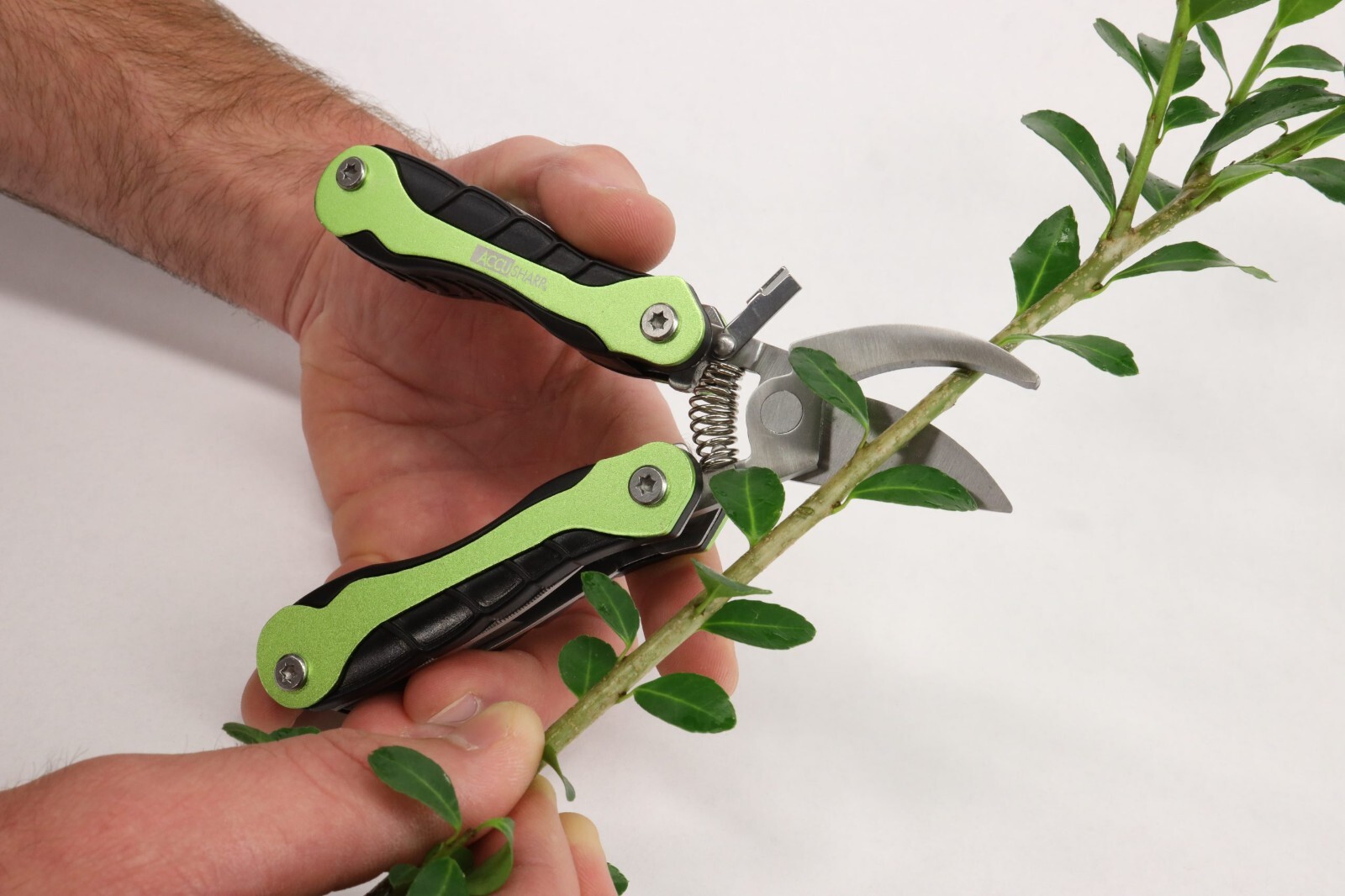 AccuSharp Gardener’s Multi-Tool Pruner/Accessory Set Ten Tools With Carry Case