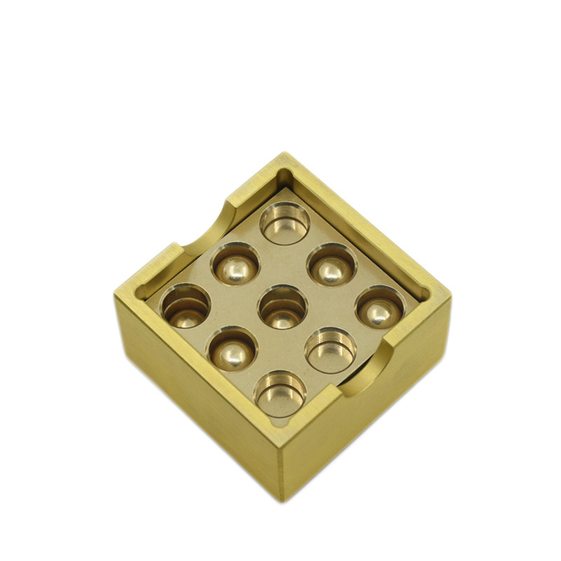 Brass Intelligence Scheme Box Lock Brain Teaser Educational Puzzle Liban Hard