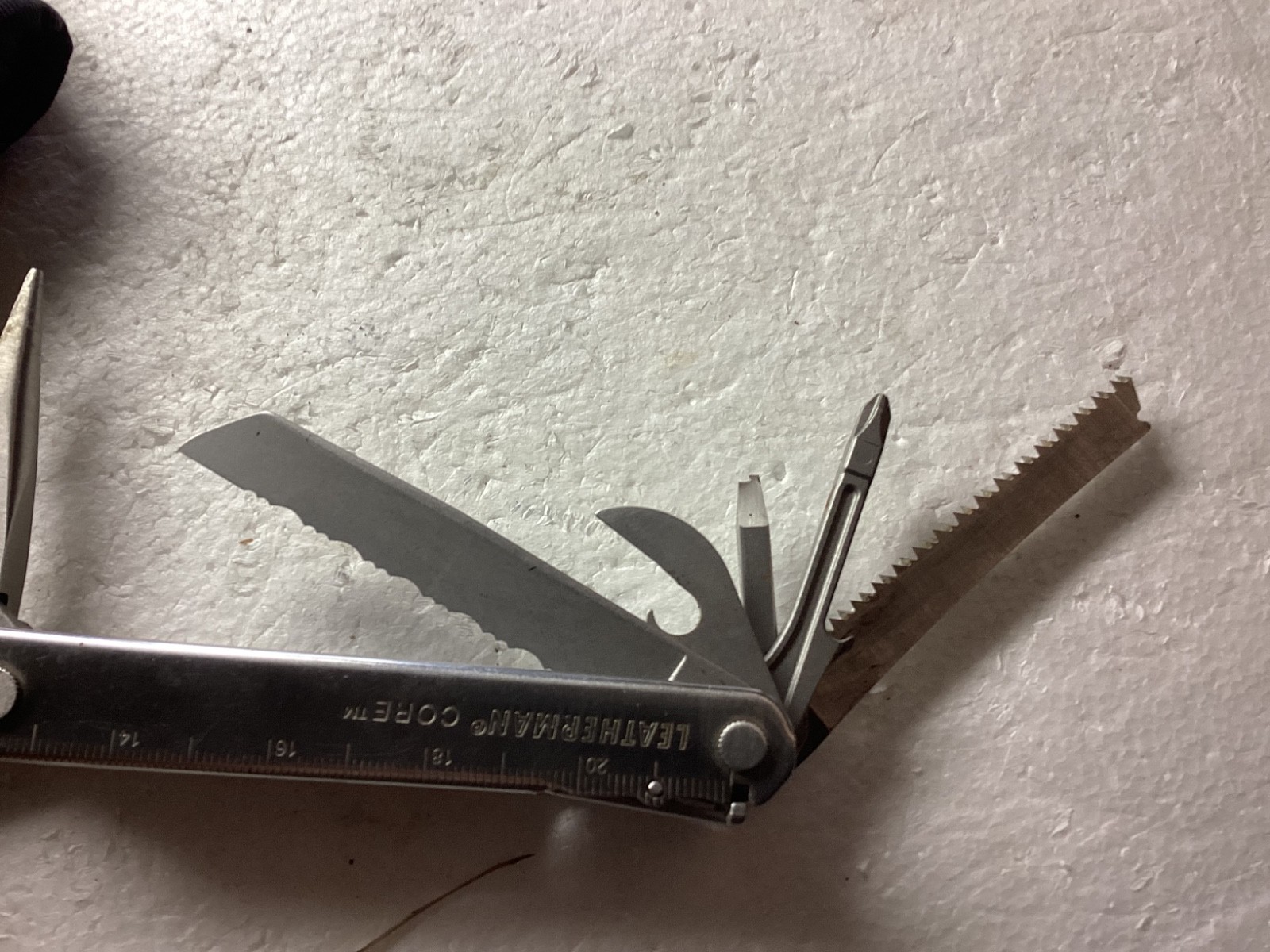 VINTAGE LEATHERMAN CORE MULTITOOL with nylon case.