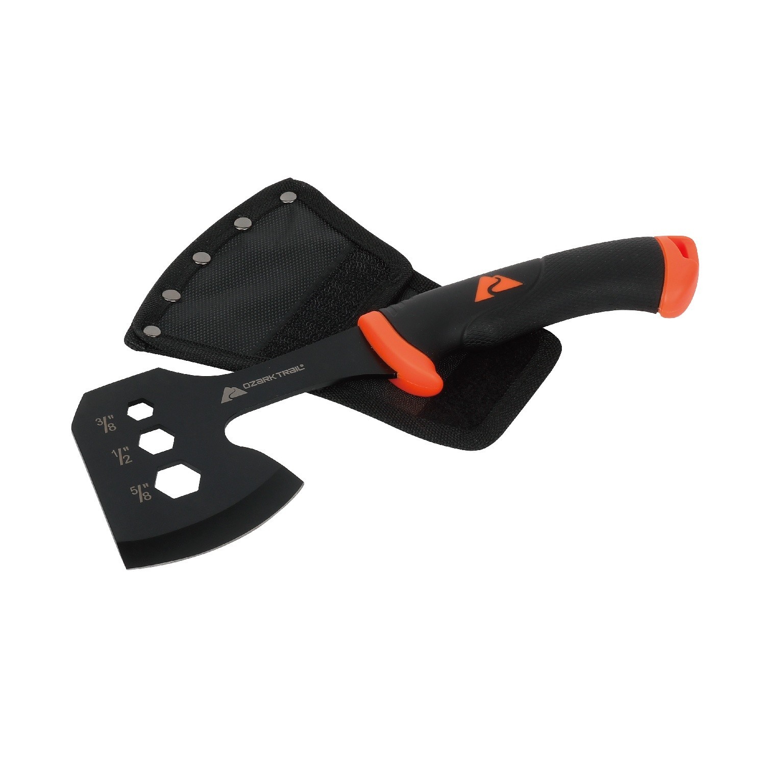 Ozark Trail 7-Piece Camping Multitool Set with Hammer, Axe, Flashlight, and Kniv