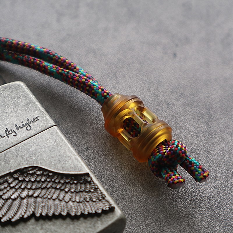 Titanium Alloy Bead or Imported PEI Parachute Cord Lanyard DIY Bead EDC Beads