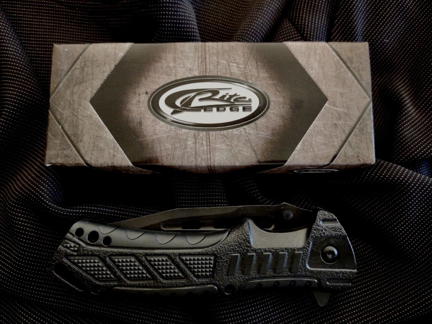 8″ Black Spring Assisted Locking Pocket Knife Folding Tactical Rescue Camping