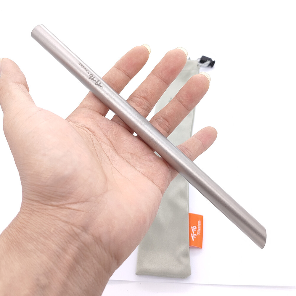 TC4 Titanium Alloy Outdoor Camping Coffee Drinks Straw EDC Portable Multi Tools