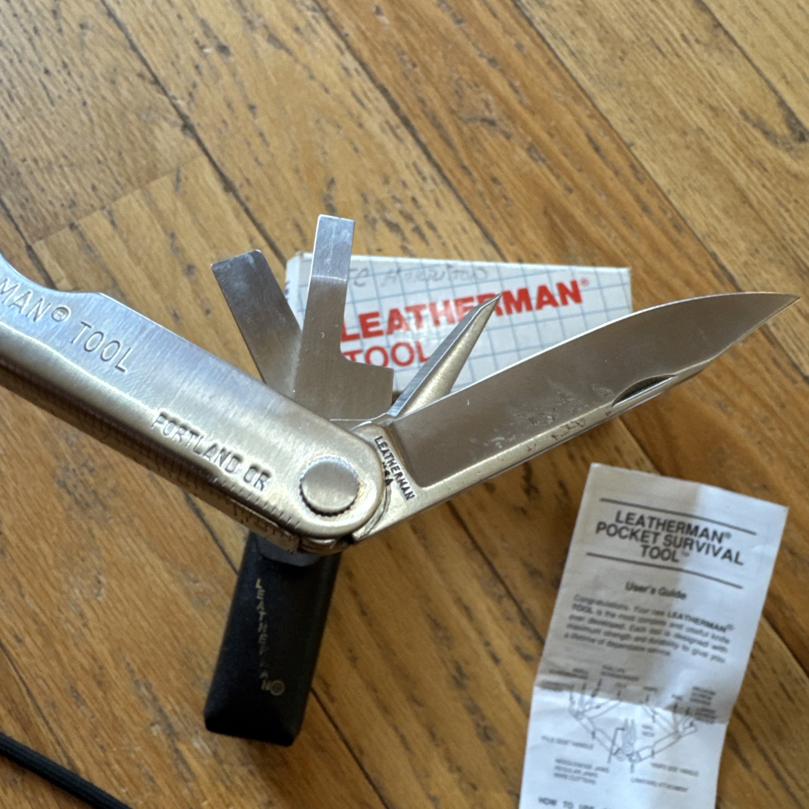 LEATHERMAN PST US PAT 1325473 MULTI TOOL EARLY MODEL POCKET SURVIVAL TOOL