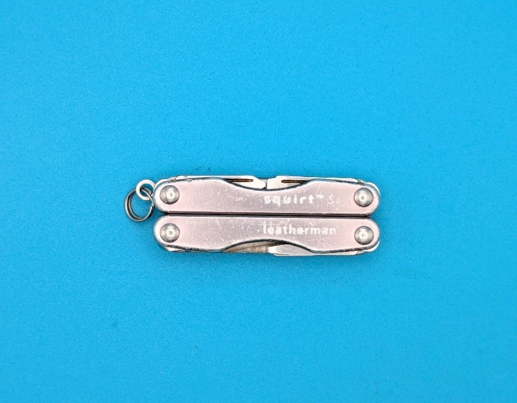 Leatherman Squirt S4 Multi-Tool, Key Ring, Retired, GRAY! WORN BLADE