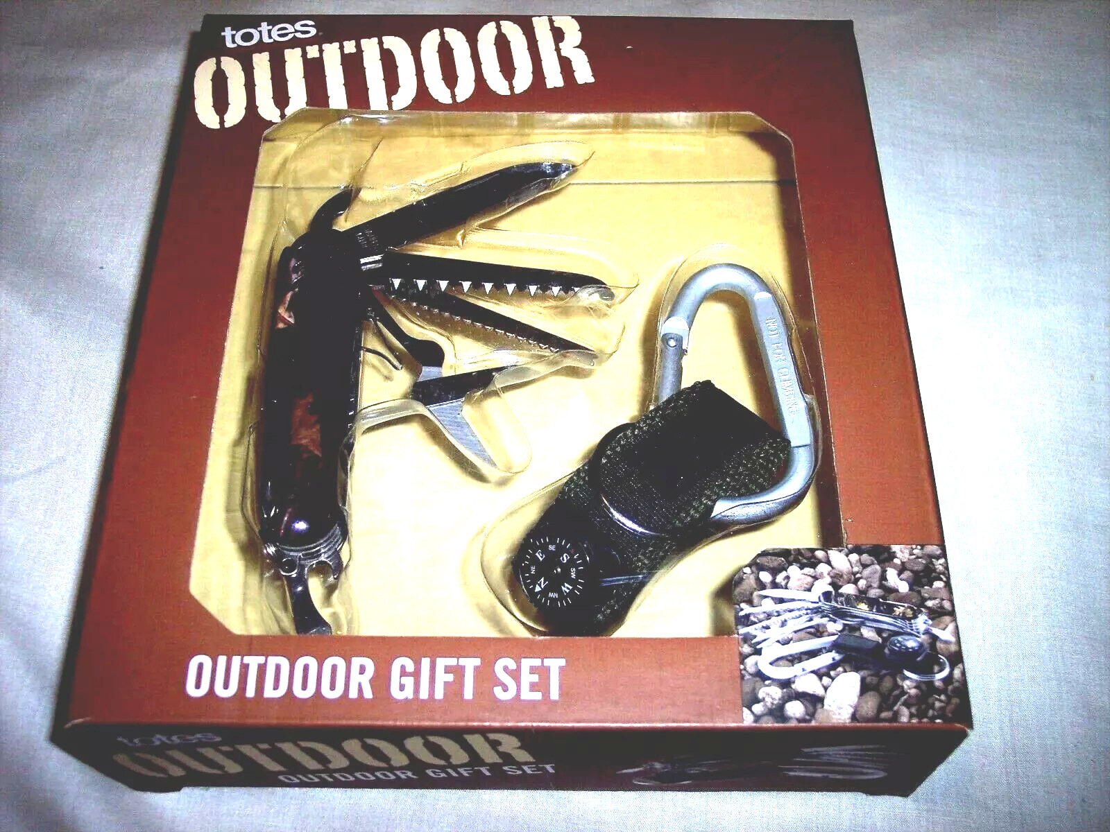 OUTDOOR GIFT SET, Multi-tool 12 function S/S Tool, Great for Camping Totes