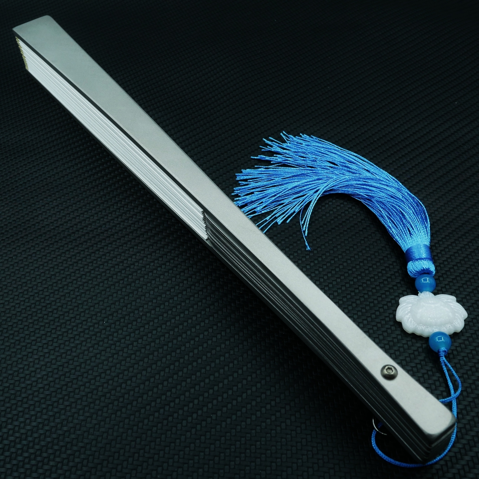 Kung Fu Ten Inch Eighteen Square Titanium Alloy Folding Fan Martial Arts Fan