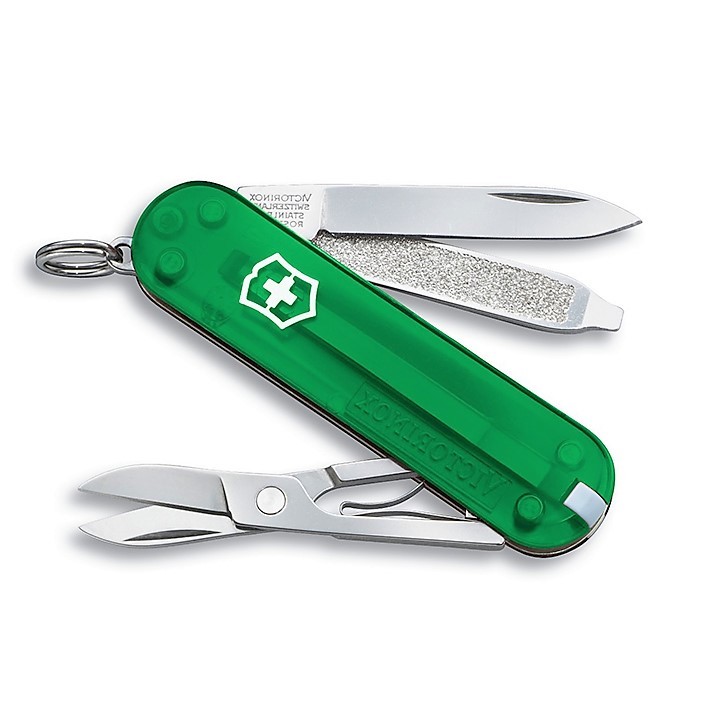 SWISS ARMY POCKET KNIFE VICTORINOX CLASSIC SD MINI MINIATURE SMALL TRANSLUCENT