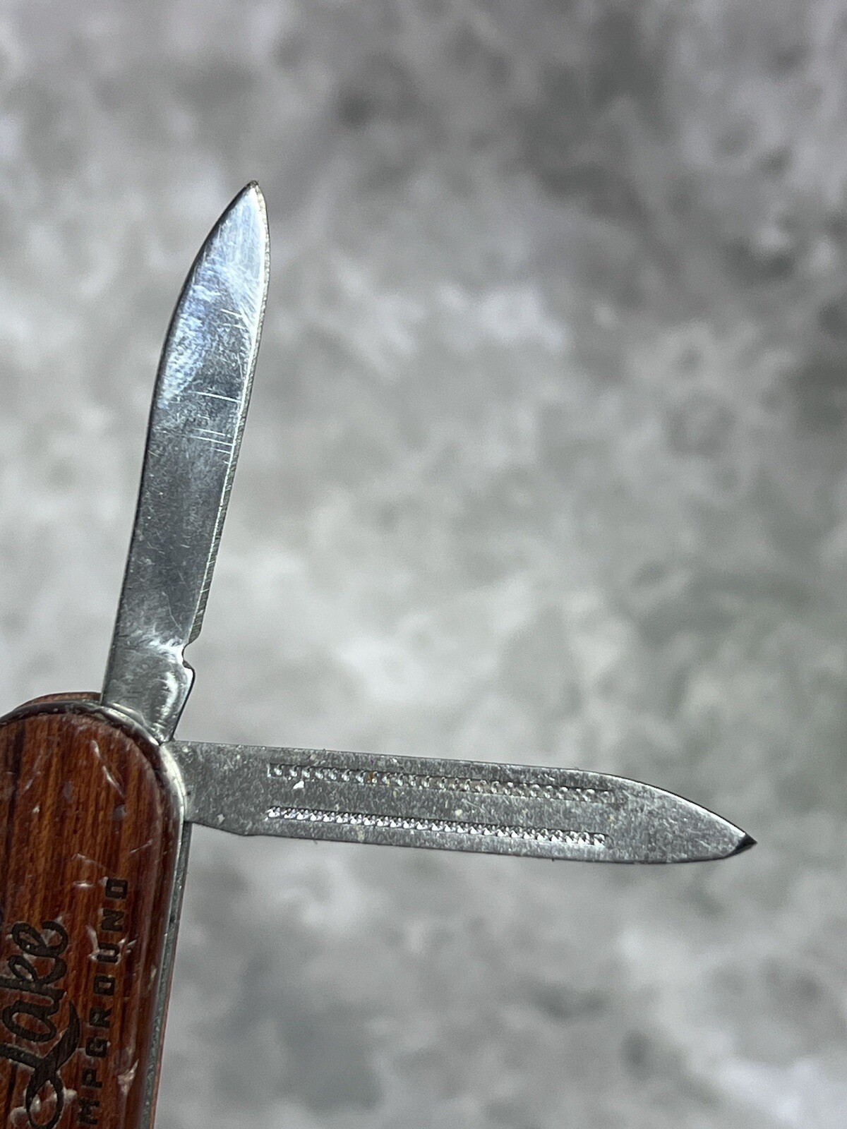 Lost Lake Souvenir Multi Tool Pocket Tactical Camping Folding Army Knife