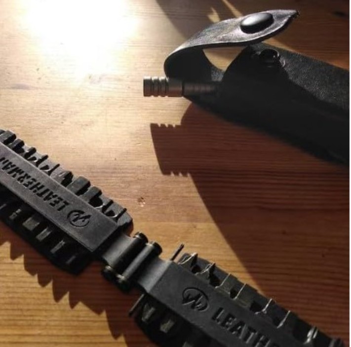 EDC Bit Kit Connector compatible with Leatherman Multi-Tools, Hardware Only, Bla