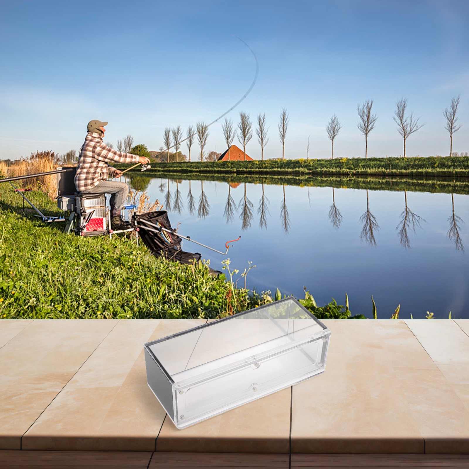 for multi Color for acrylic Fish Viewing Box Ideal For Frogs For Crabs 16