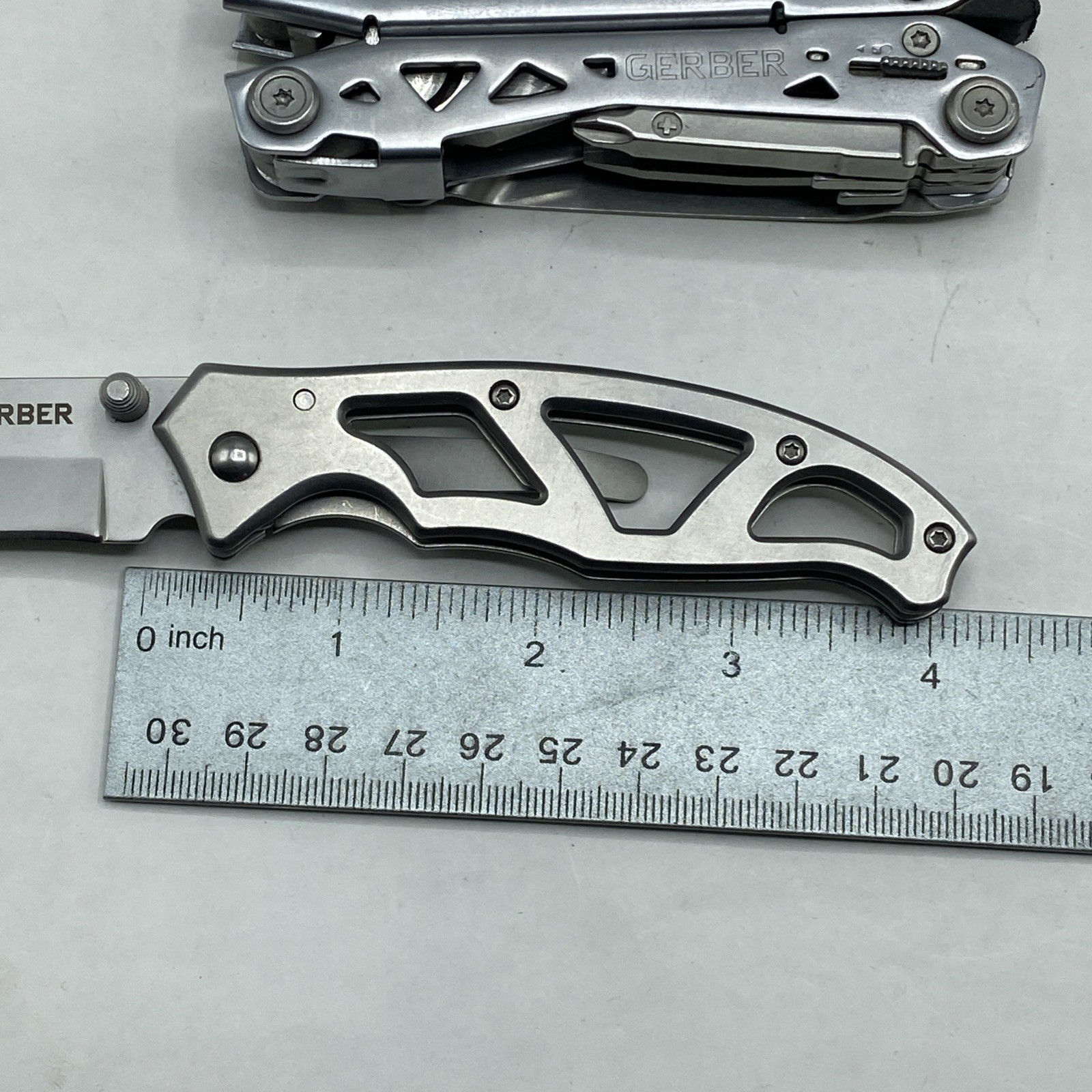 Gerber Suspension NXT & Paraframe I Knife Combo – Silver