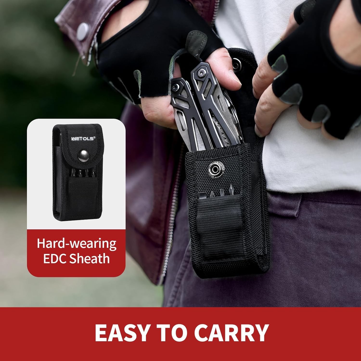 WETOLS 21-in-1 Multitool Pocket Knife with Pouch