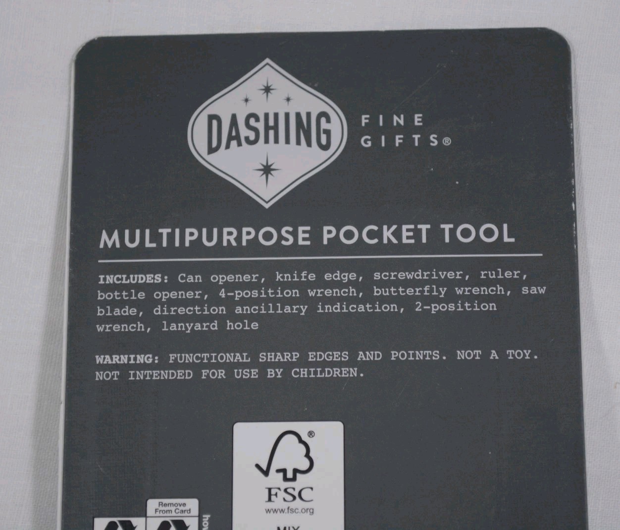 Multipurpose Multitool Stainless Steel Credit Card Tool Dashing Fine Gifts